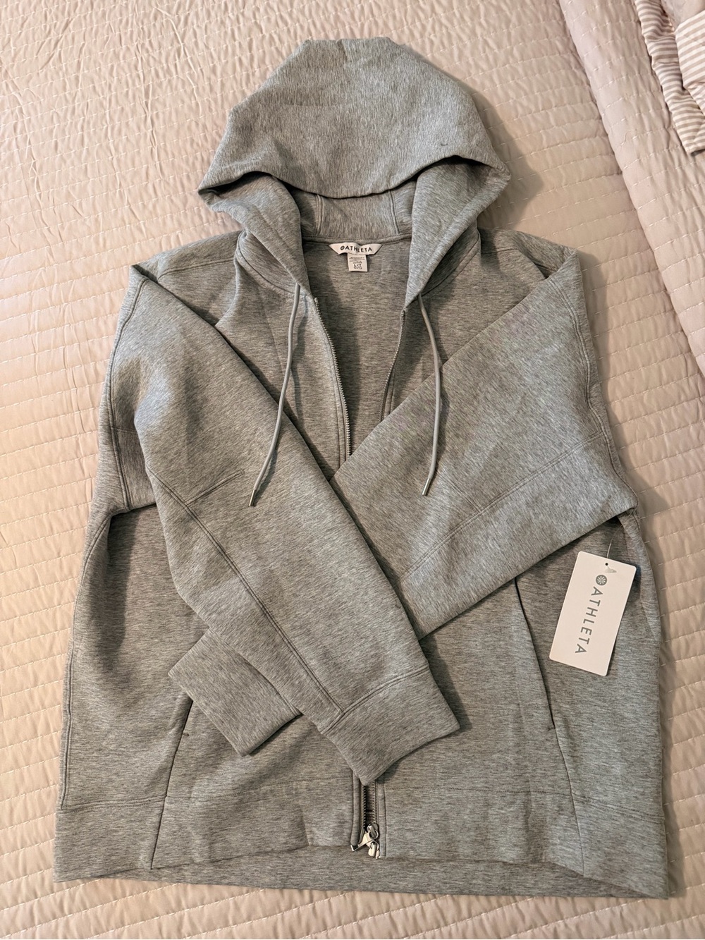 NWT Athleta Women's Form Knit Full Zip Hoodie